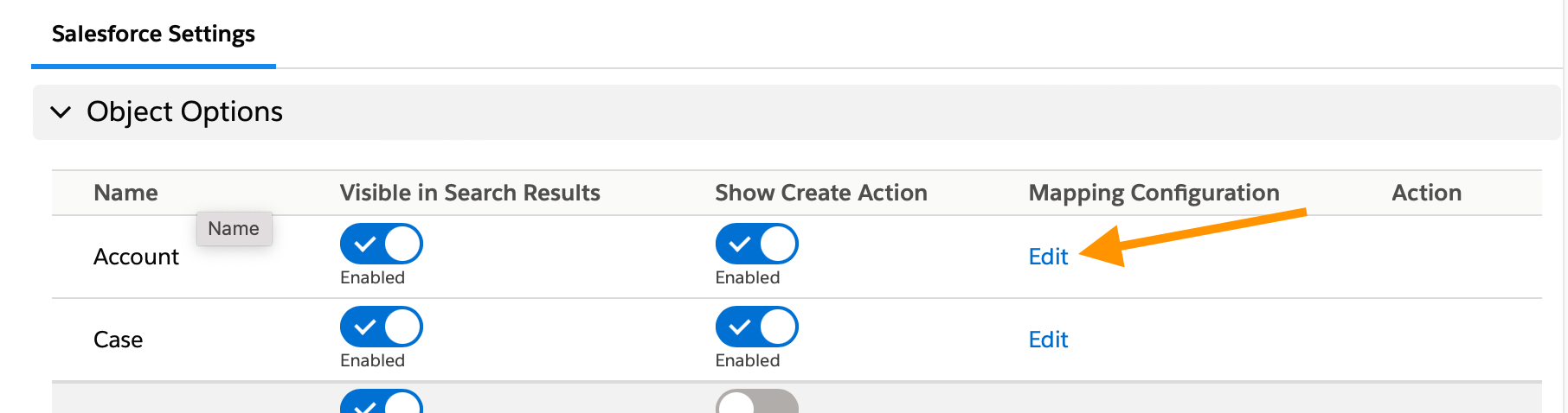 Edit Form Settings